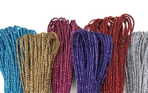 crafts to do with metallic fabric cord|silver cord for crafting.